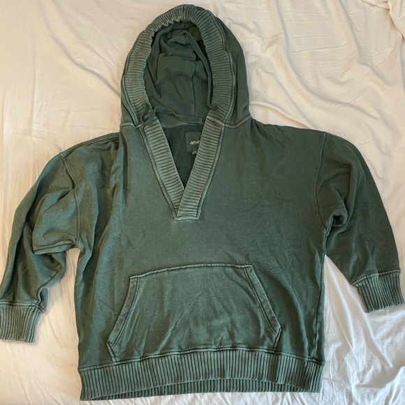 American Eagle Slouchy Fit Hooded Sweater - Picture 3 of 3